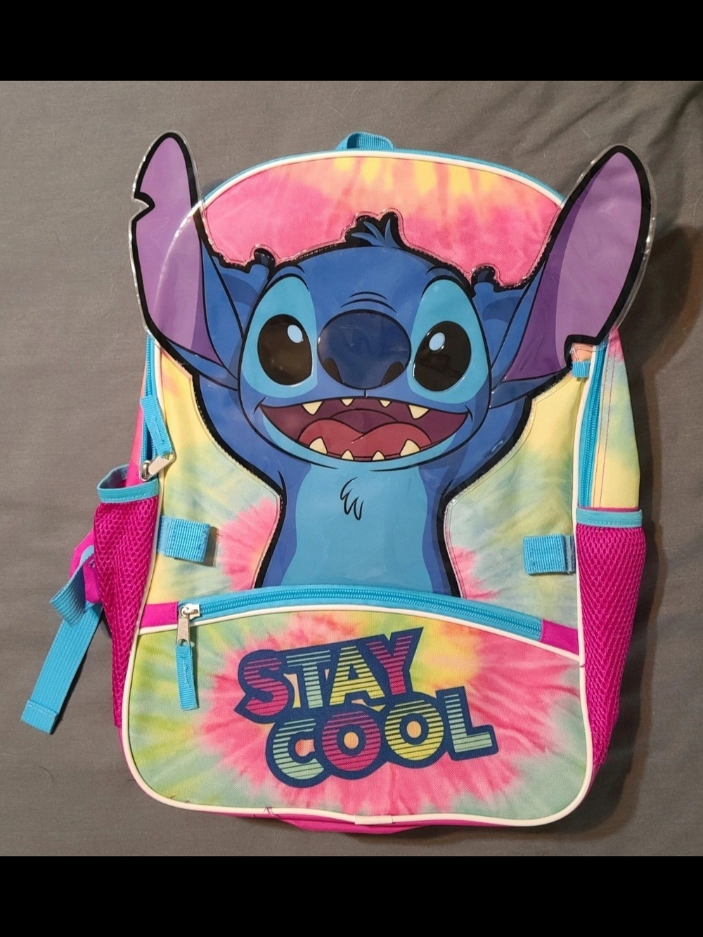 Stitch "Stay Cool" Tie-Dye Backpack